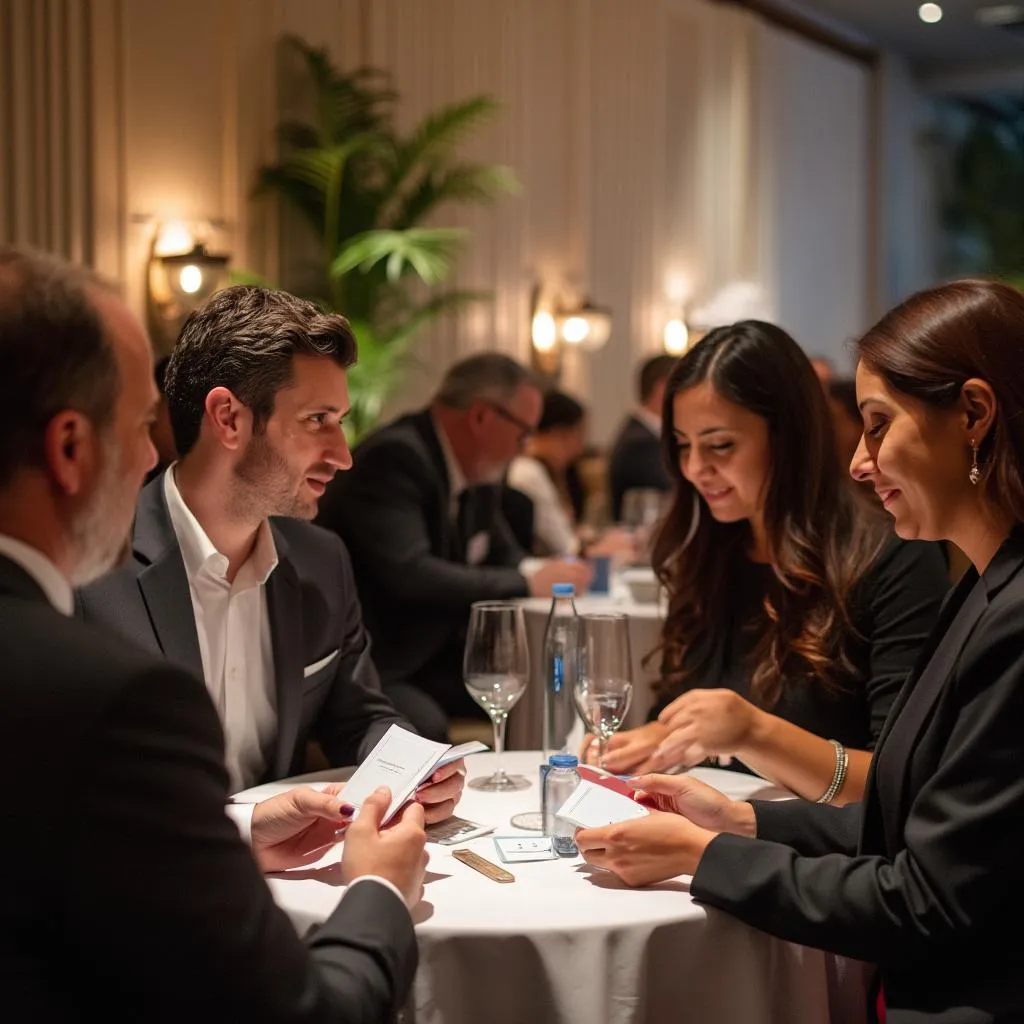 Evento de networking financiero
