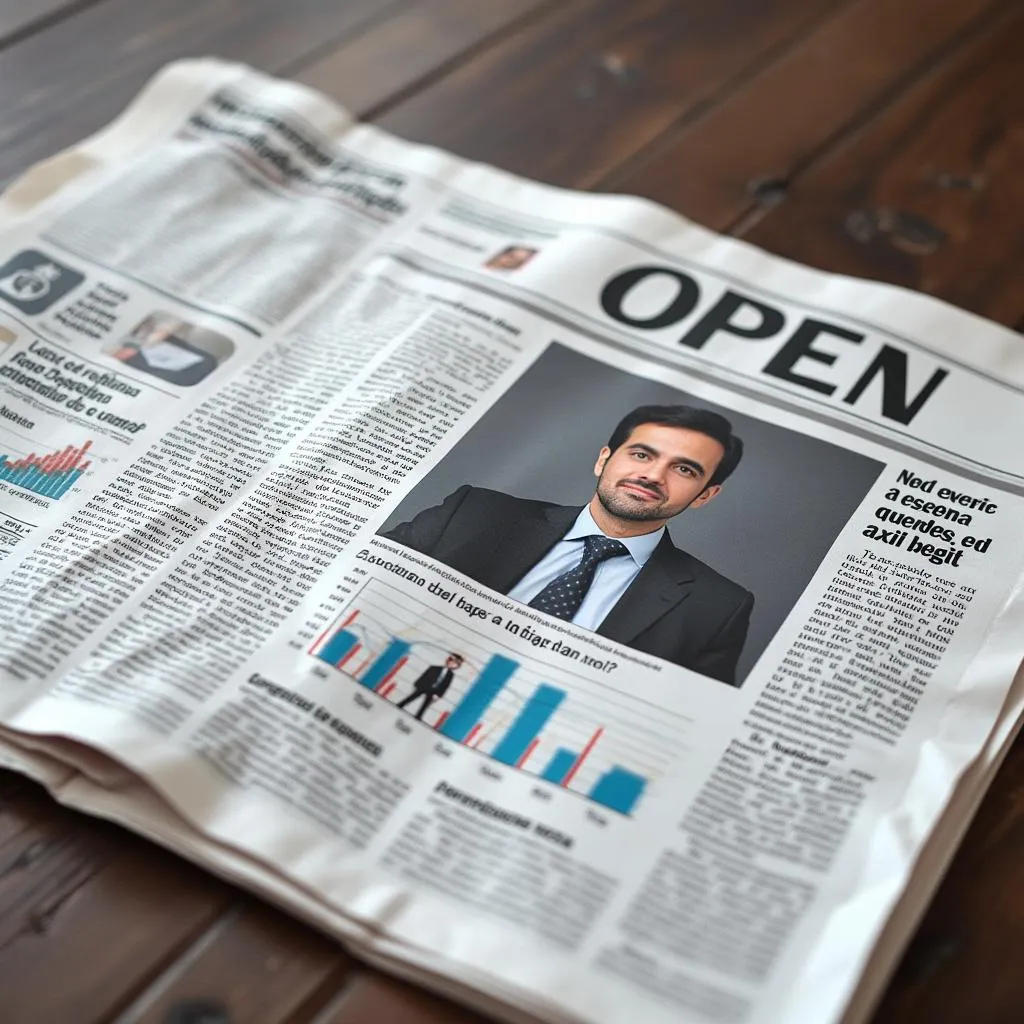 Columna en periódico económico