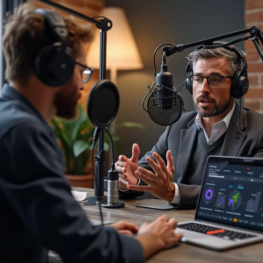 Participación en podcast financiero